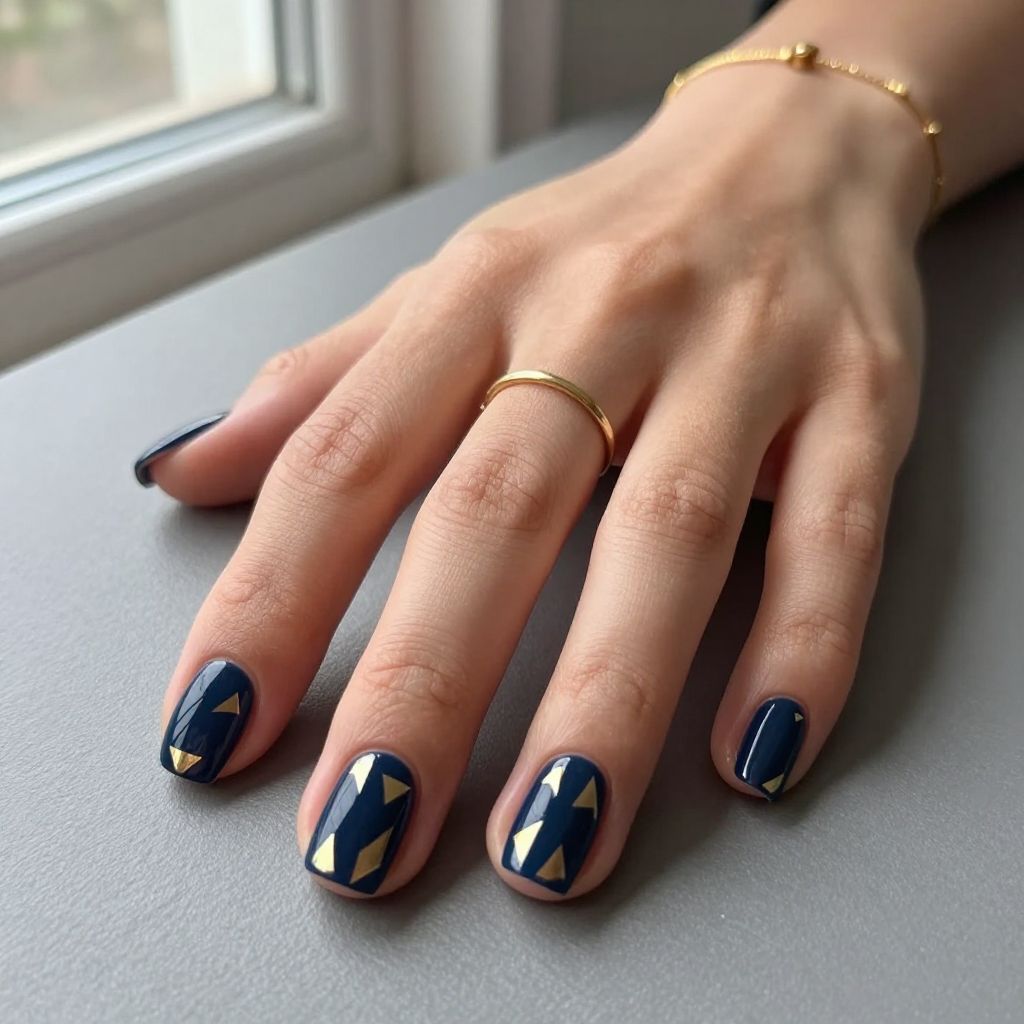 Geometric Line Art Stamping
