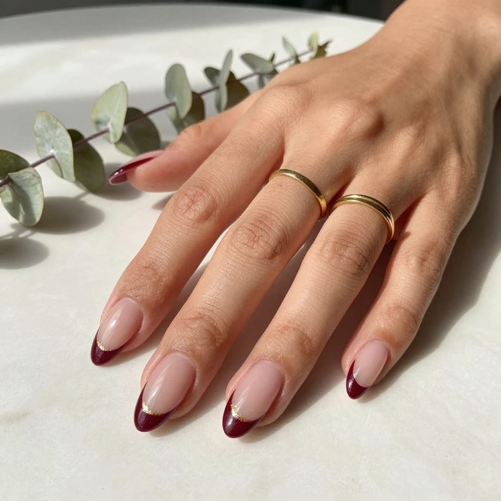 Burgundy Tips