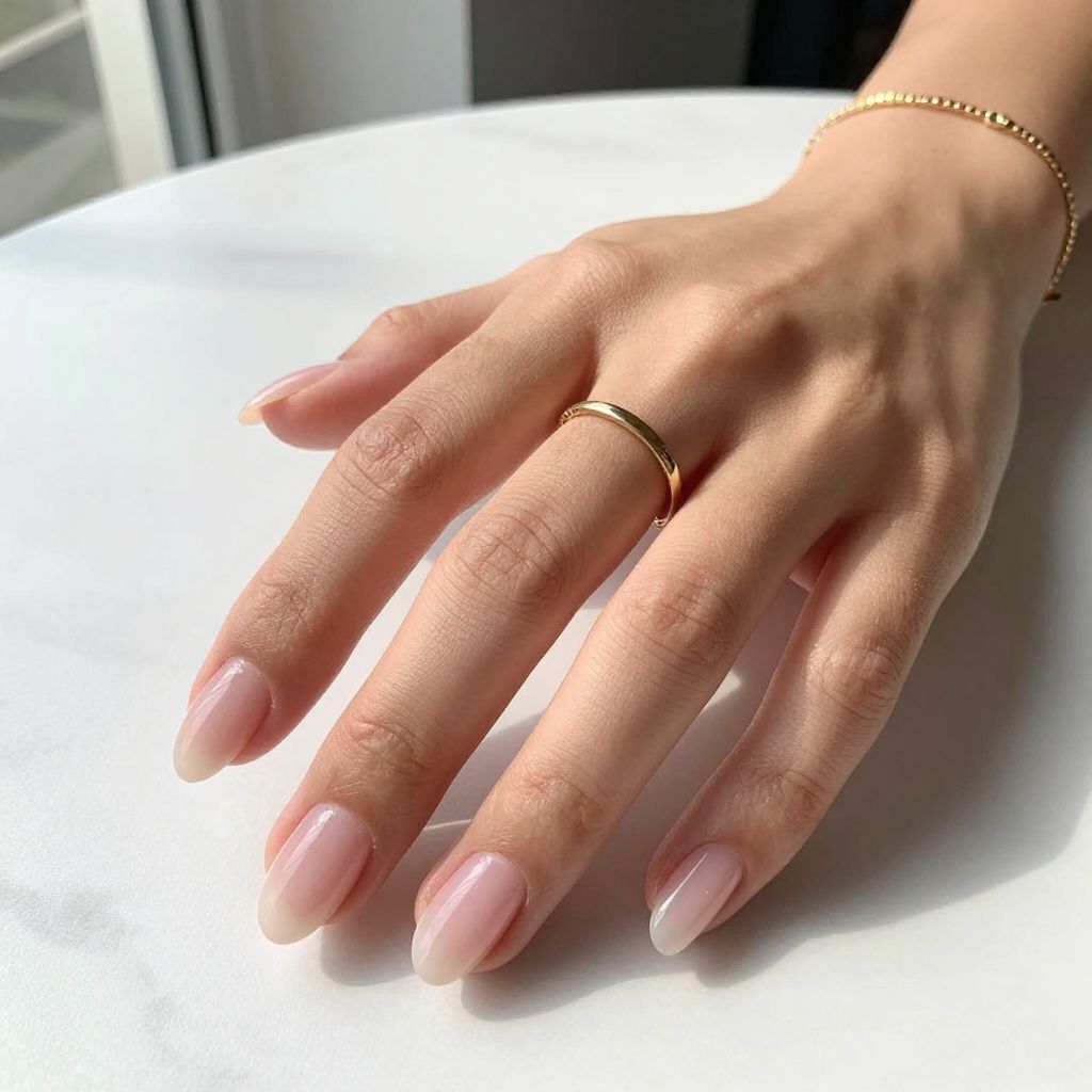 Natural Gel Nail Ideas image 1