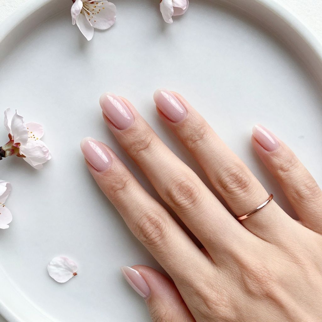 Natural Gel Nail Ideas image 10