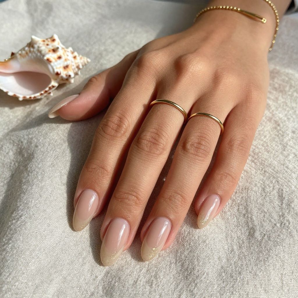 Natural Gel Nail Ideas image 12