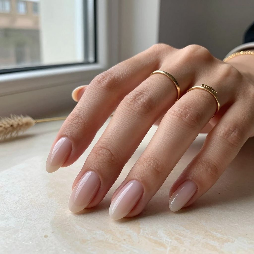 Bare French with Nude Tip