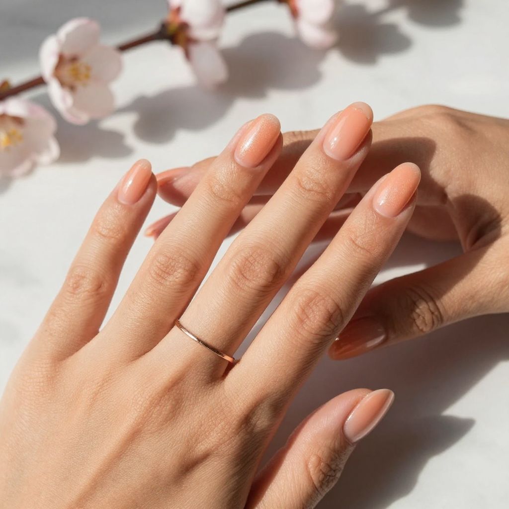 Soft Peach Sheen