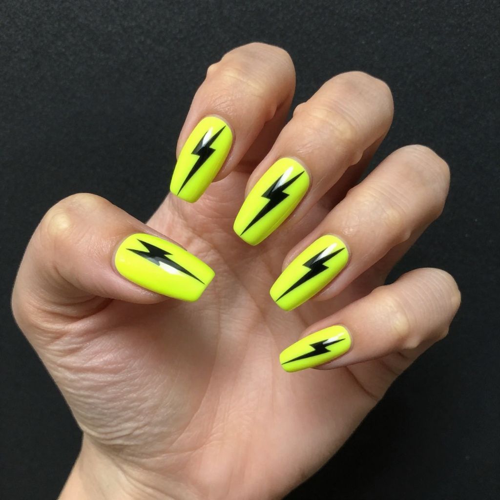 Neon Nail Designs nail idea 10