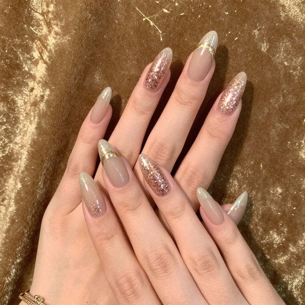 New Years nail idea 1
