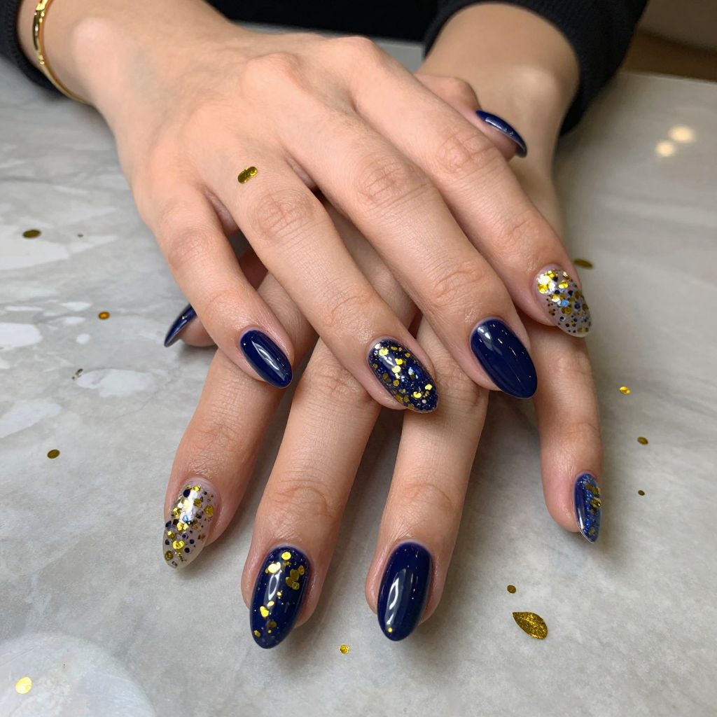 New Years nail idea 2