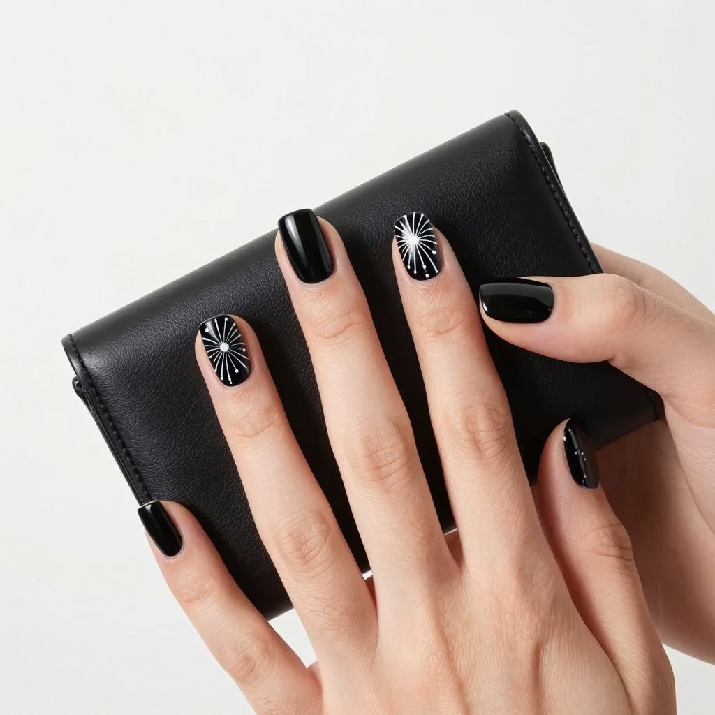 New Years nail idea 3