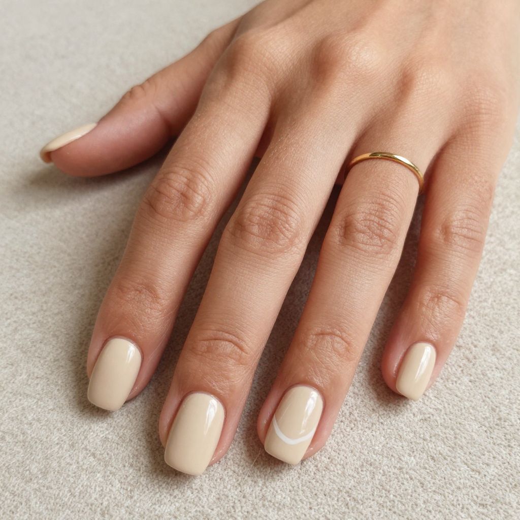 Creamy Latte Nude with Soft Matte Top Coat