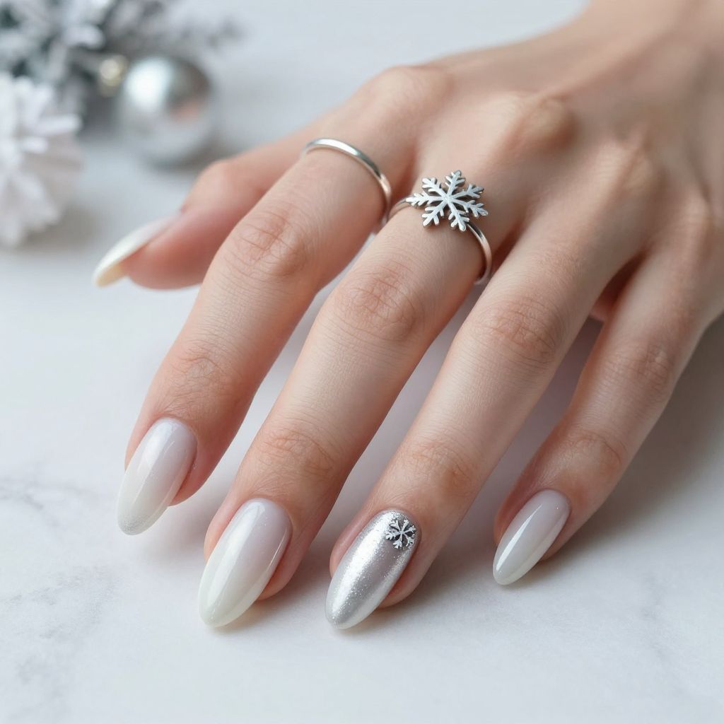White To Silver Frost Fade