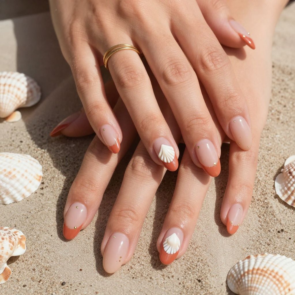 Coral To Nude Beach Fade
