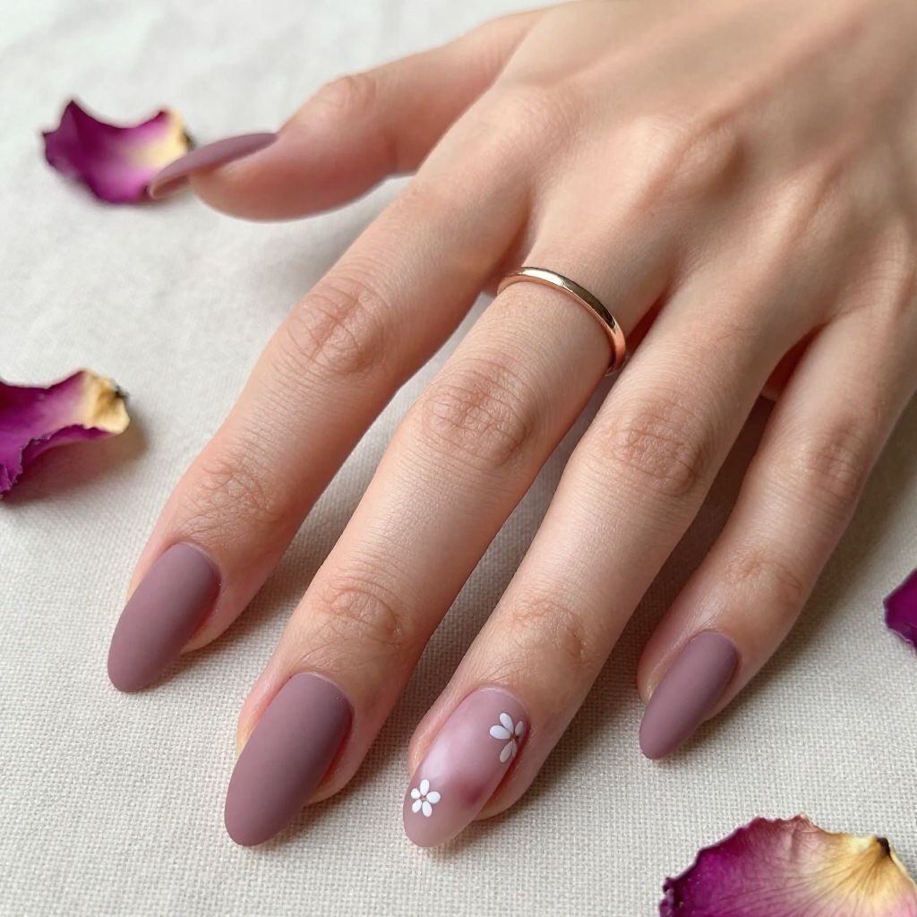 Sheer Mauve To Soft Plum Fade