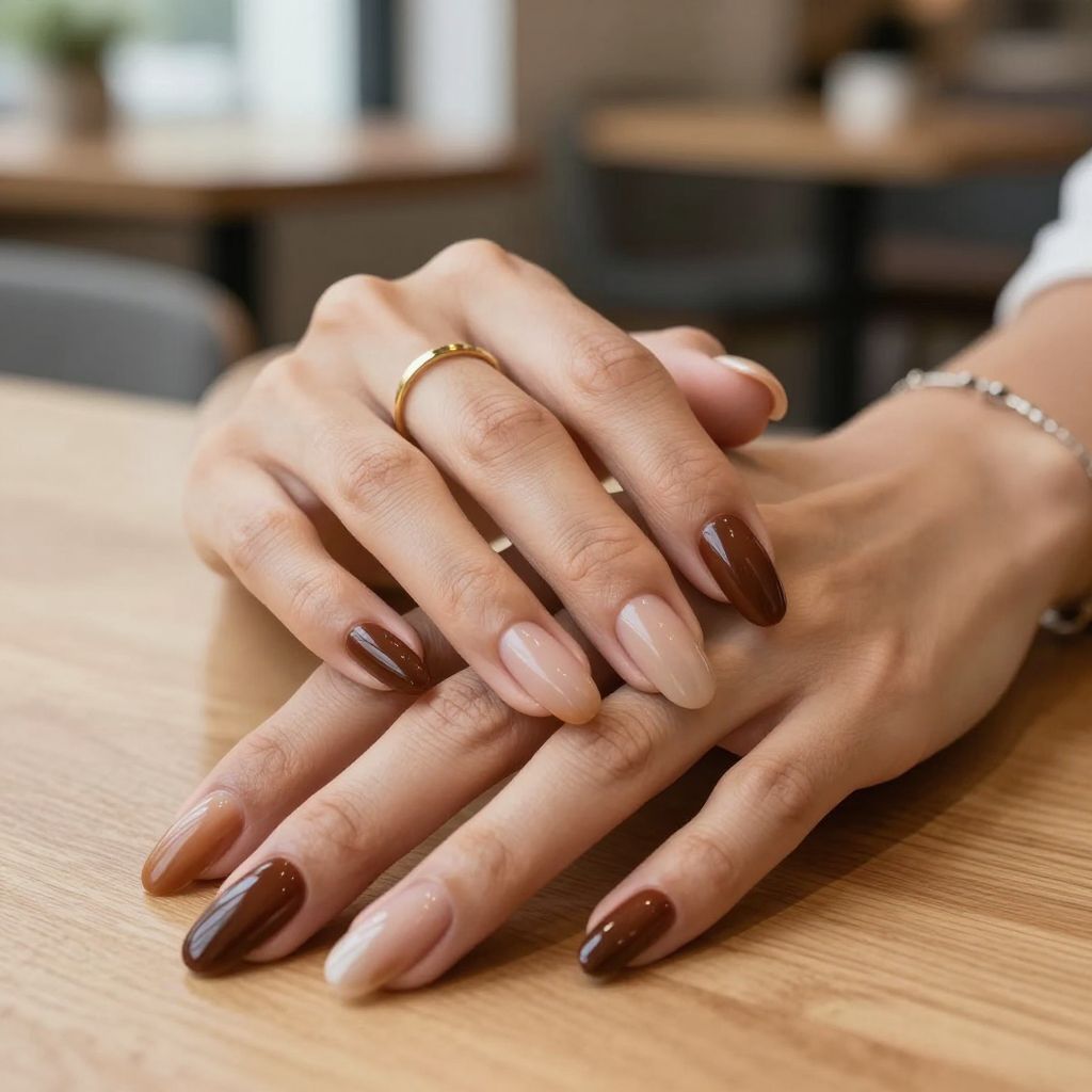 Espresso To Nude Gradient