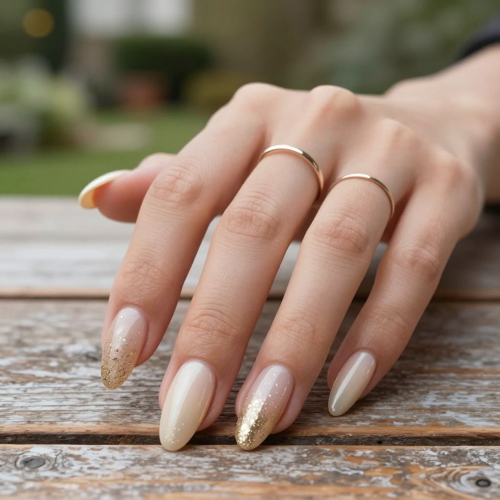 Ombre Glitter Nail Design 2
