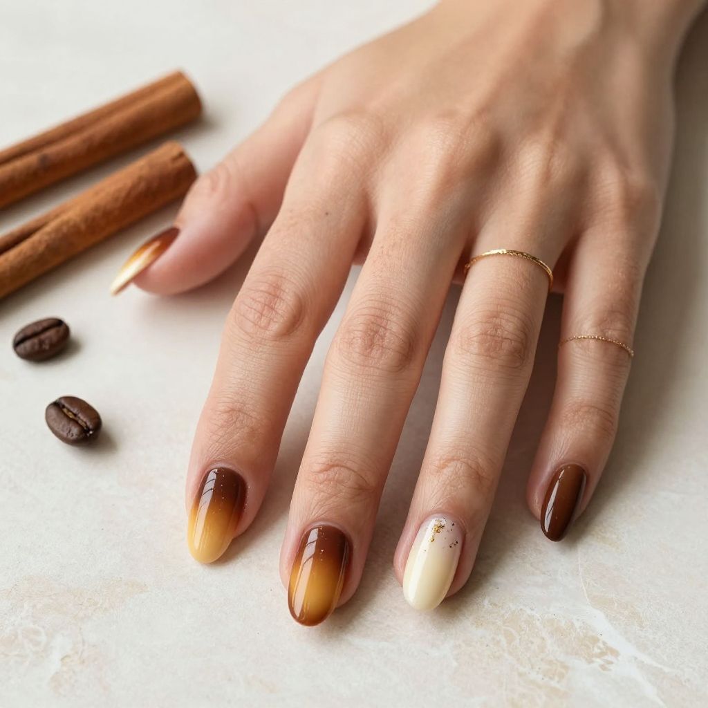 Chocolate Brown to Caramel Ombre