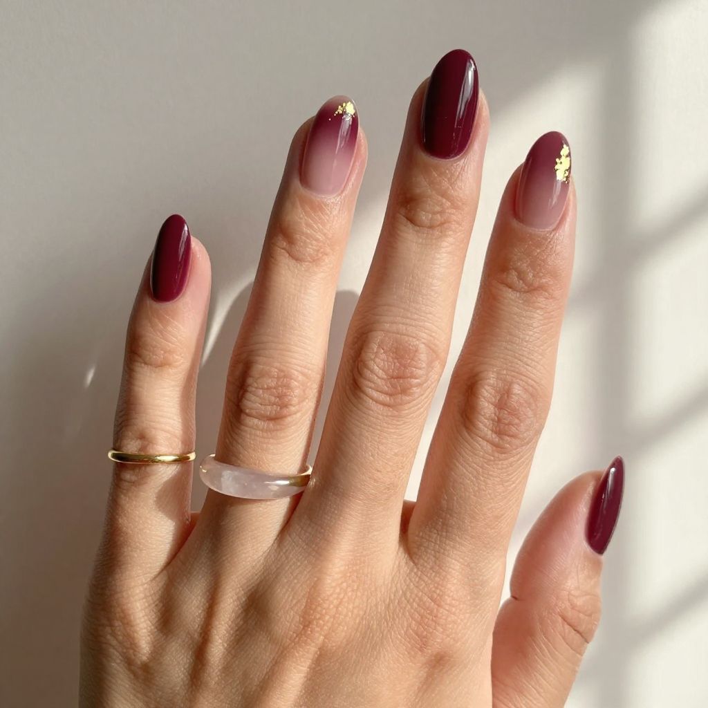Burgundy to Wine Ombre