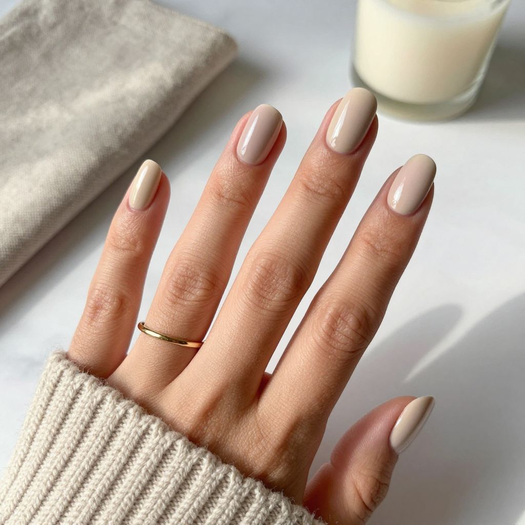 One Color Nail Inspo 4