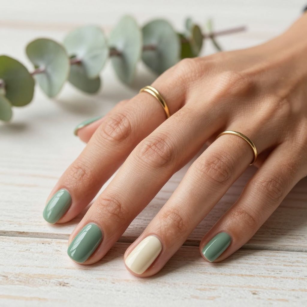 One Color Nail Inspo 5
