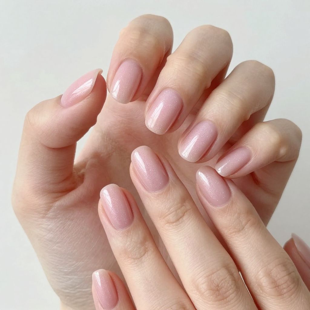 Oval nails design idea 10