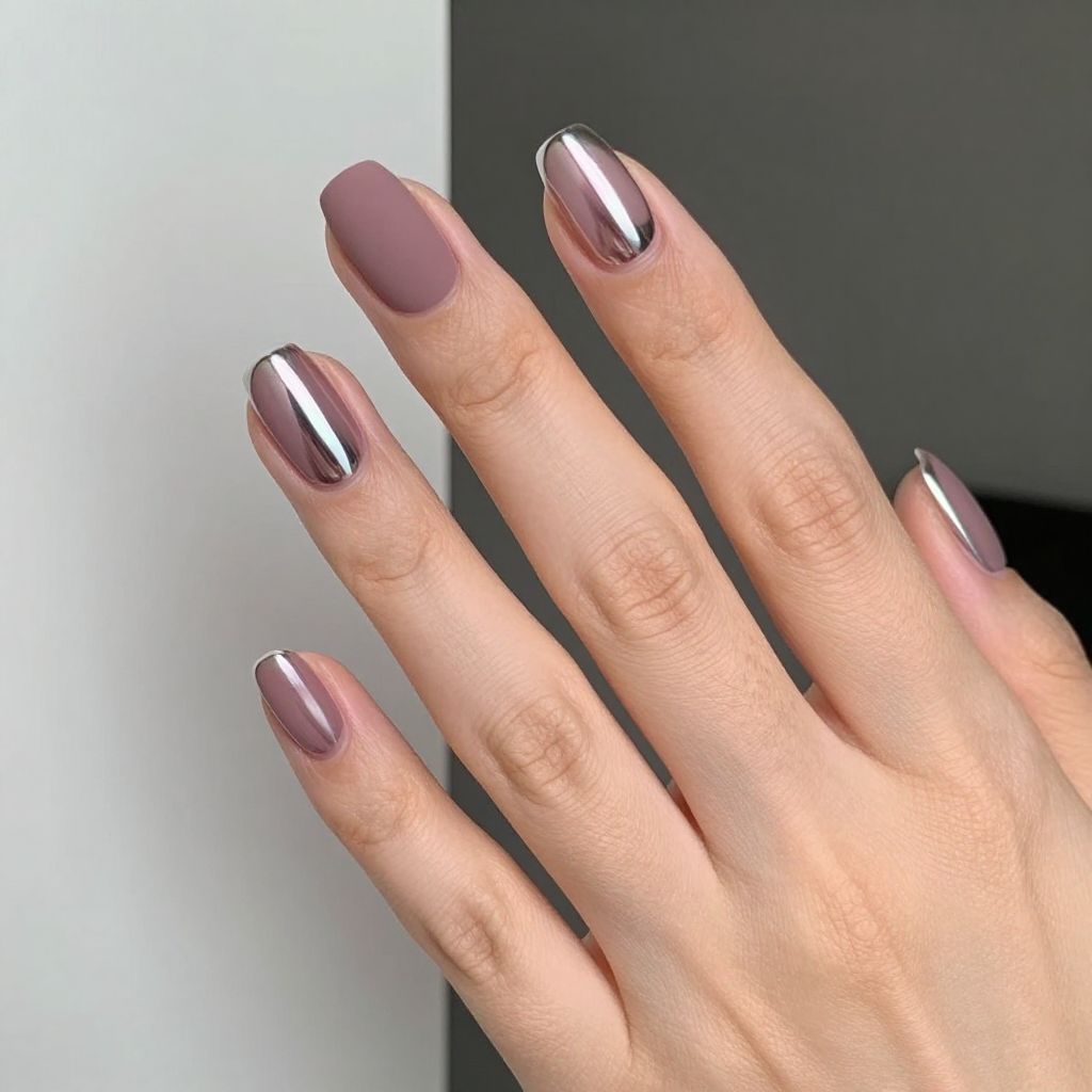 Oval nails design idea 13