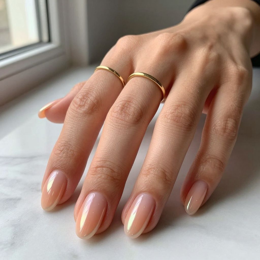 Peach Chrome Shine