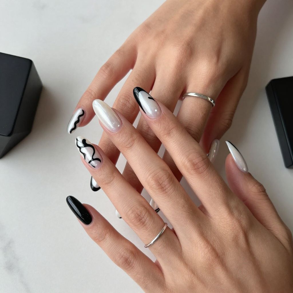 Pearl Nail Inspo image 13