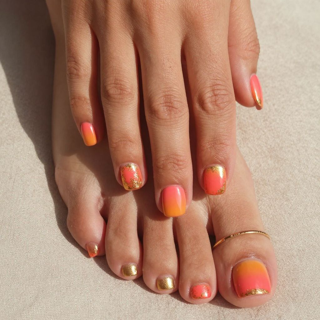 Tropical Sunset Pedicure