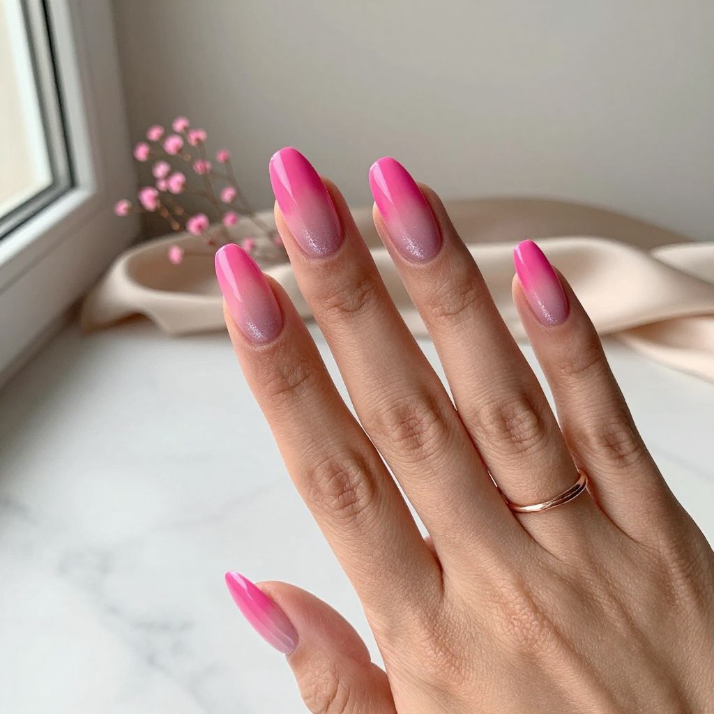 Pink Birthday Nail Ideas 3