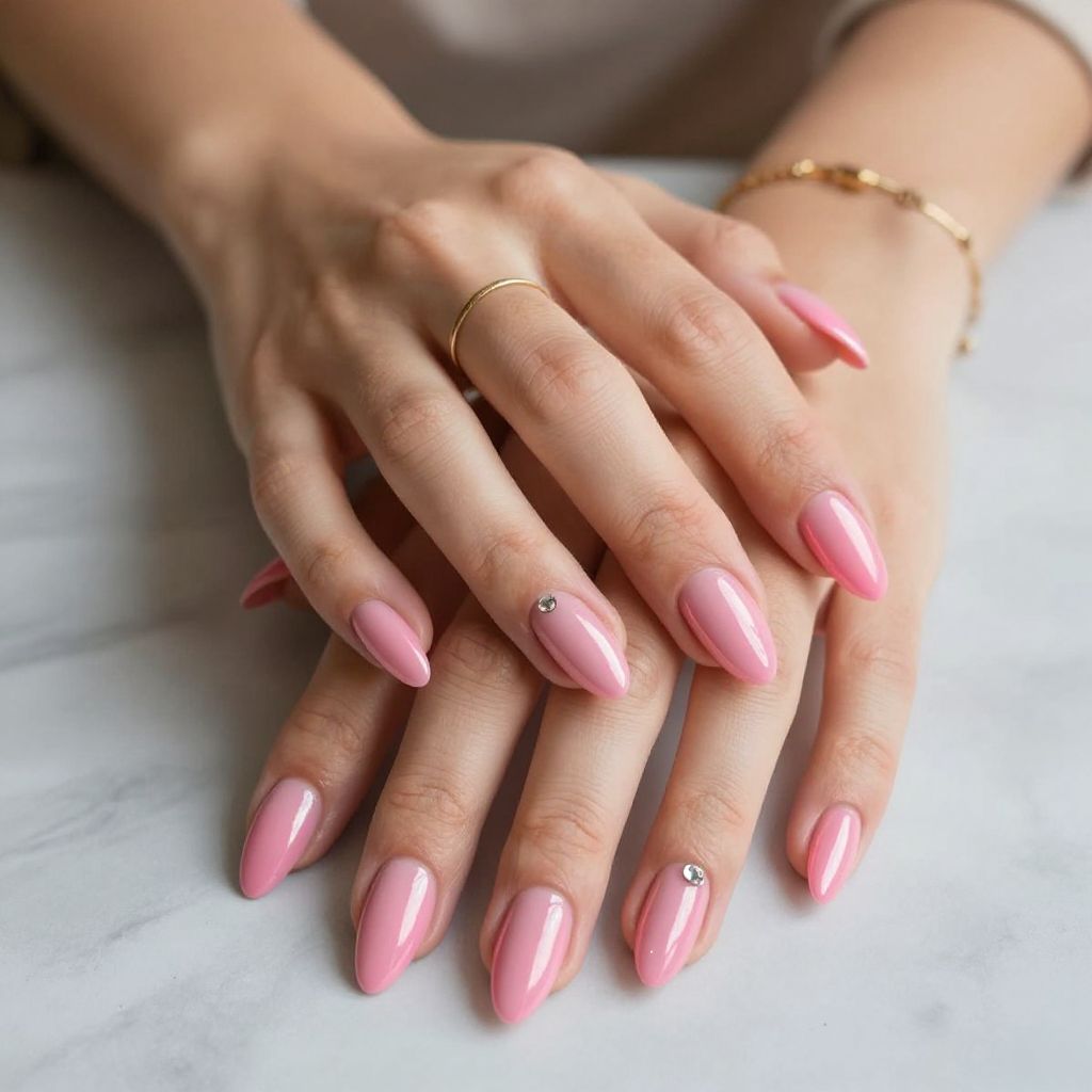 Pink Birthday Nail Ideas 5
