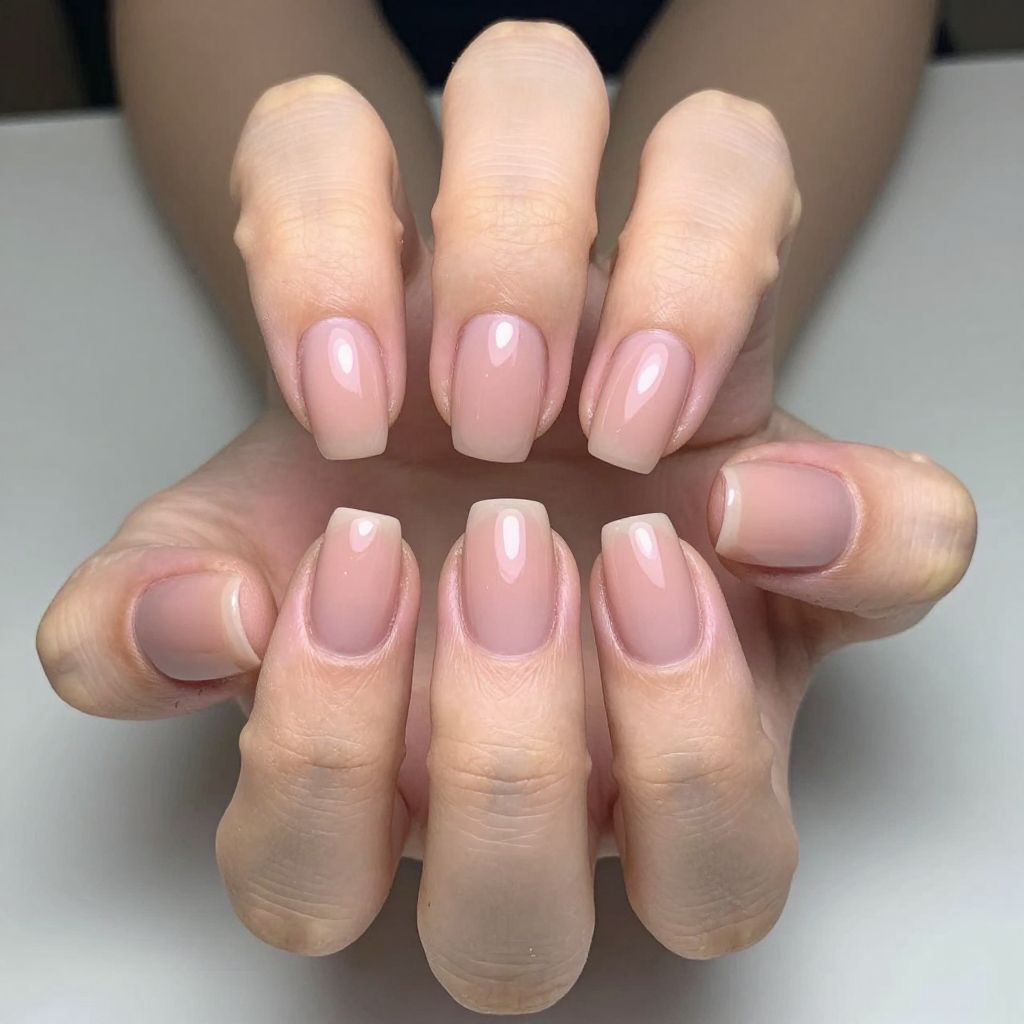 Pink French Tip nail idea 14