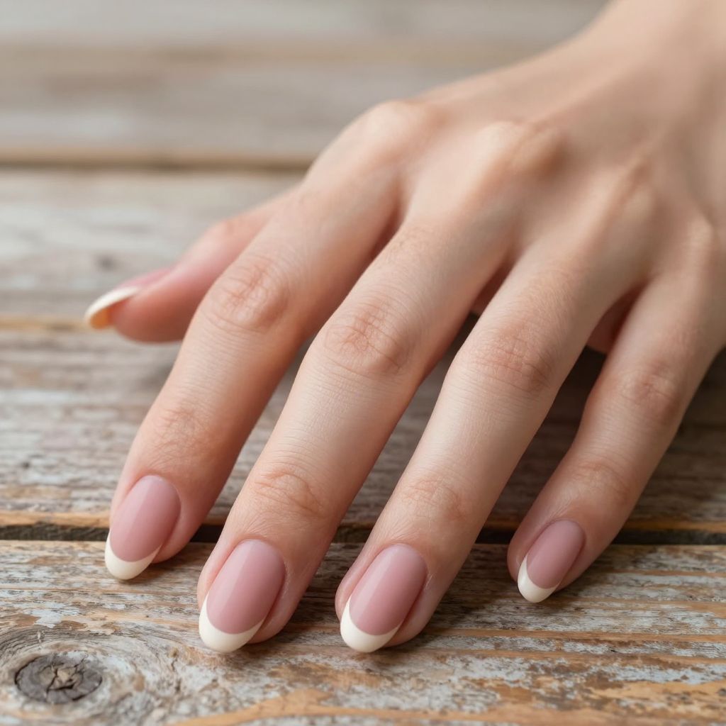 Pink French Tip nail idea 2