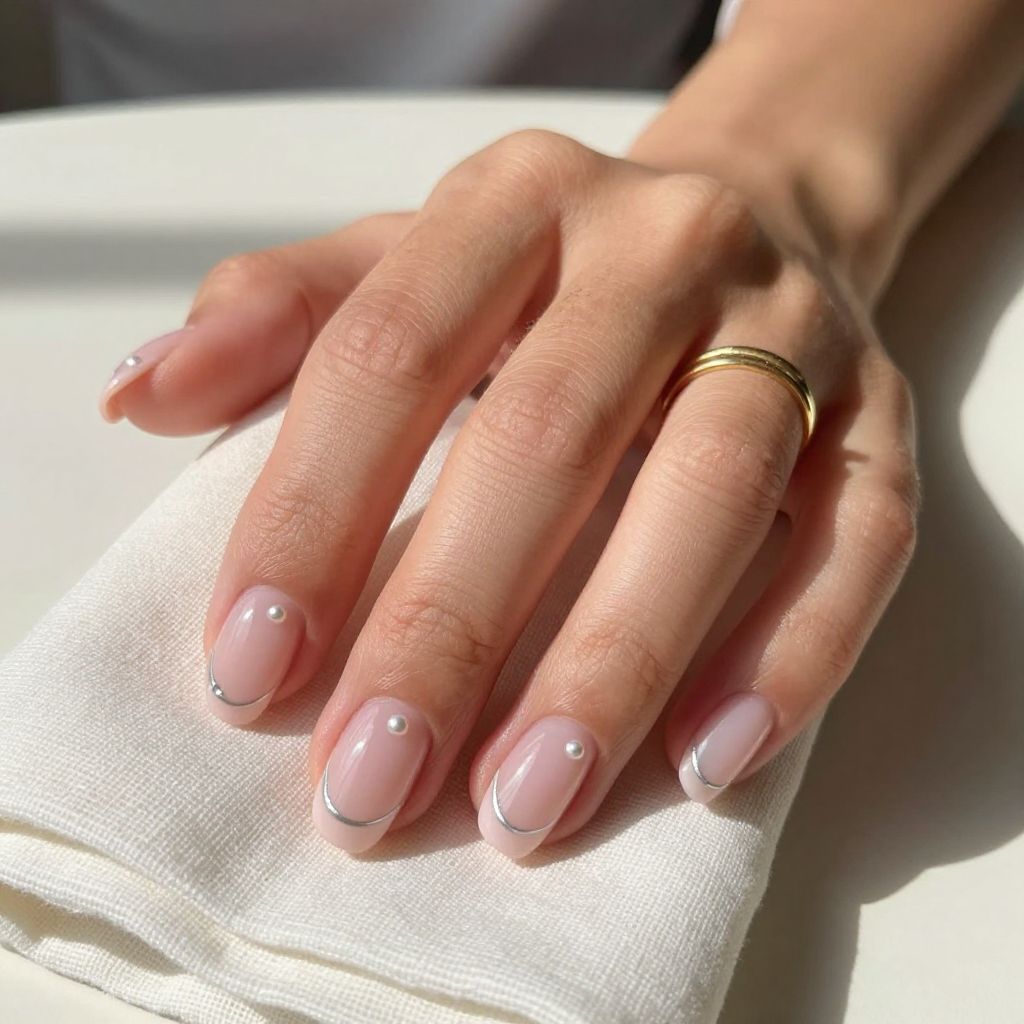 Soft Ballet Pink French Tips