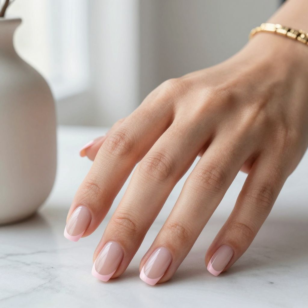 Micro Pink French Tips