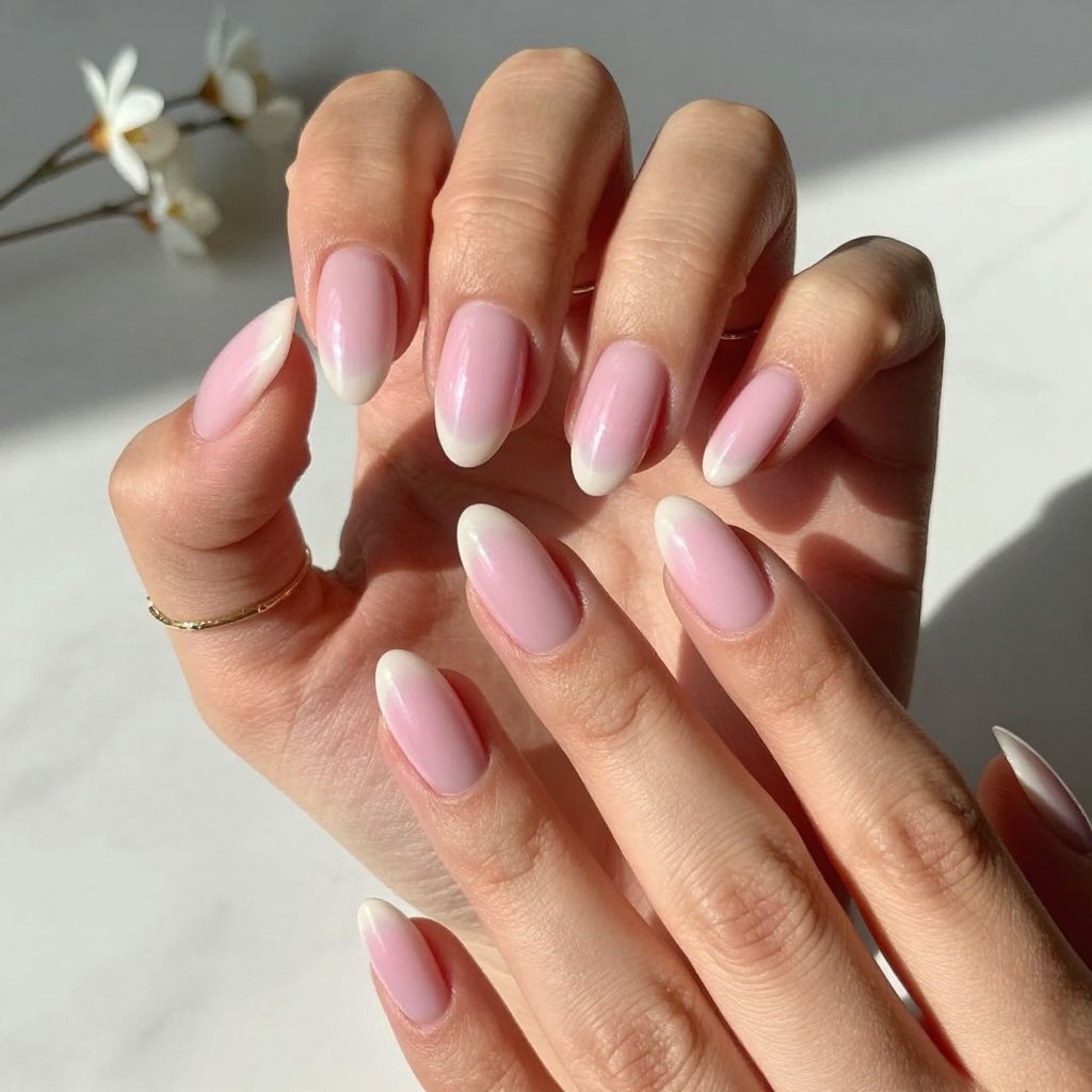 Pink Aura Nails