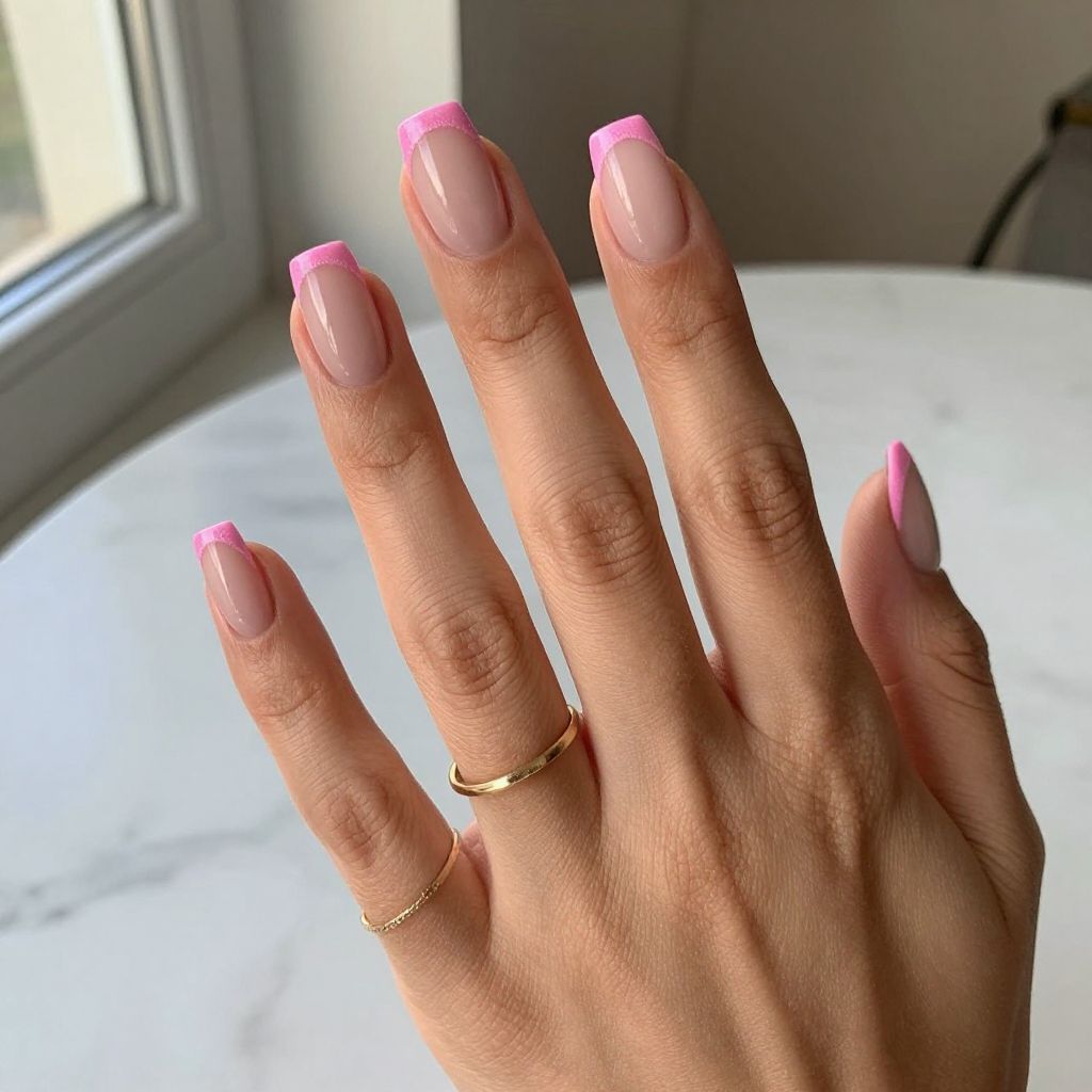 Pink French Tips