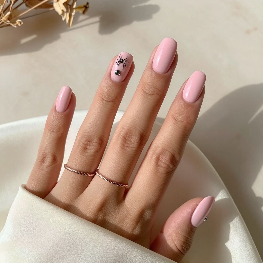 Strawberry Milk Spider Gems