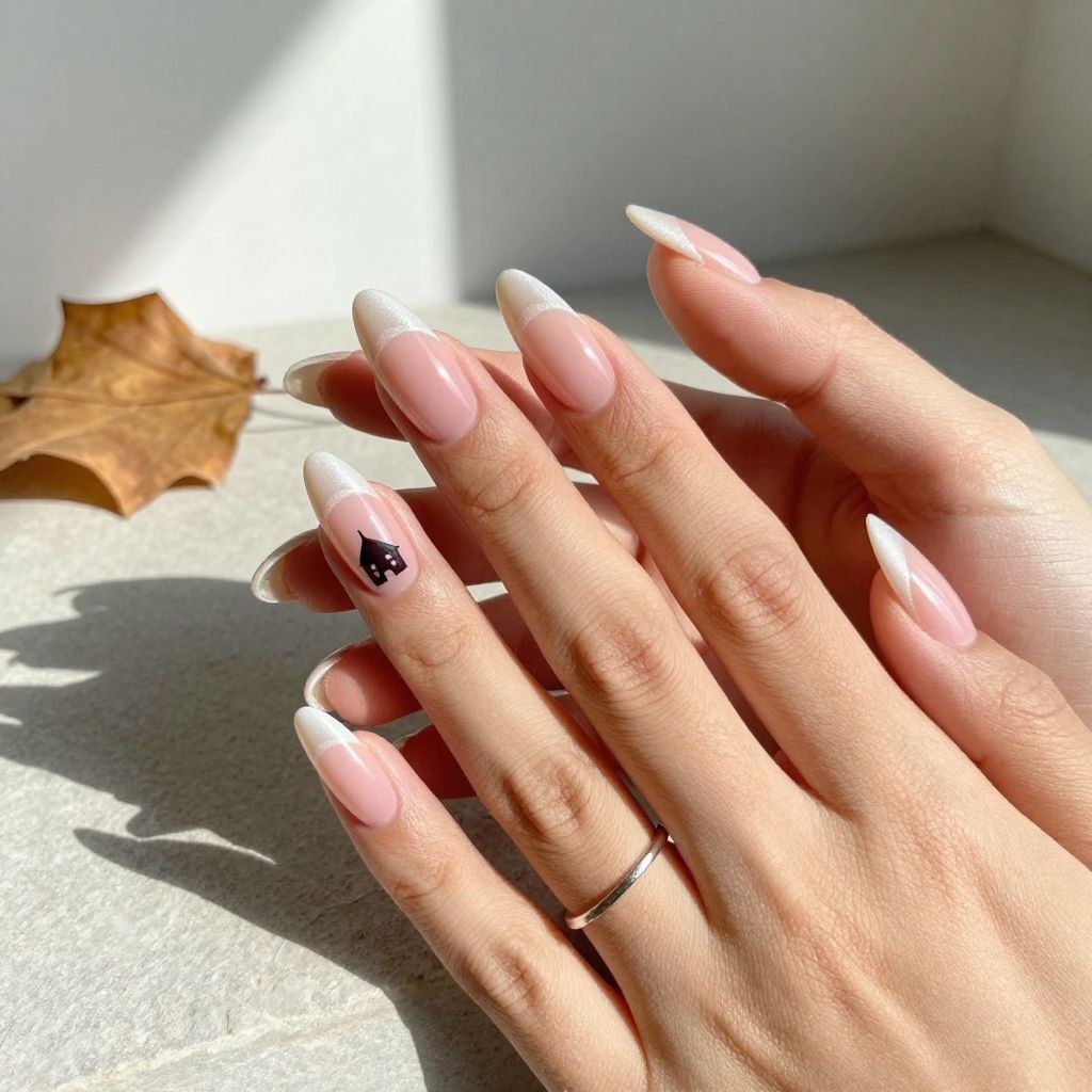 Soft Pink Haunted French Fade