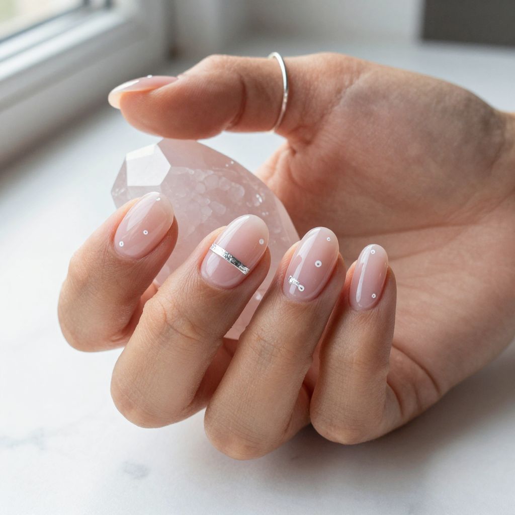 Rose Quartz Skull Accents
