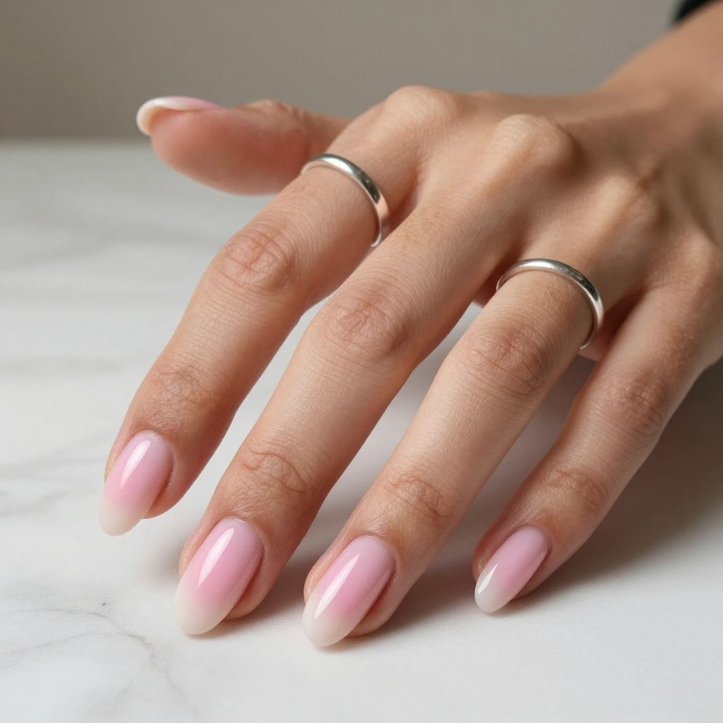 Pink Aura Nails
