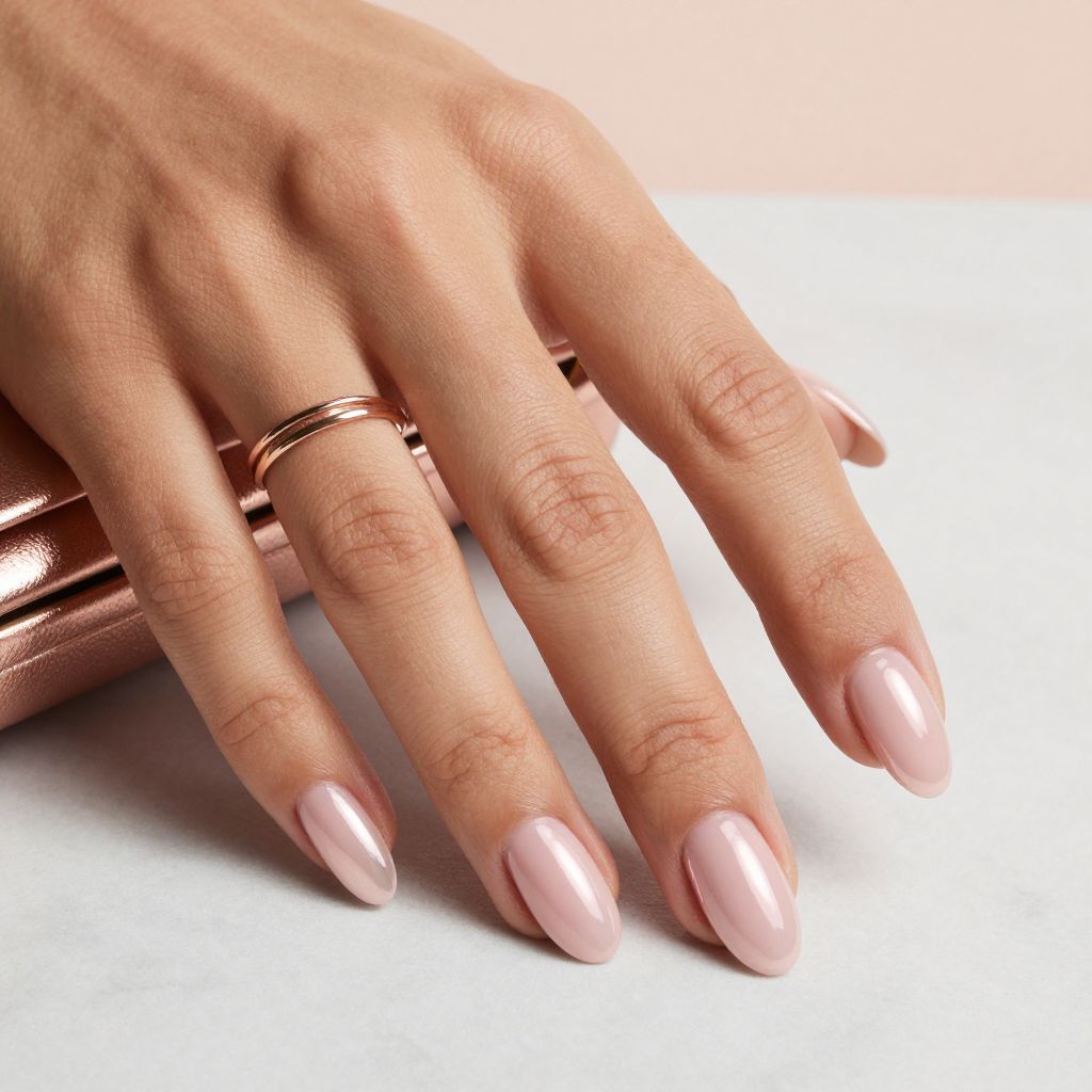 Pink Chrome Almond