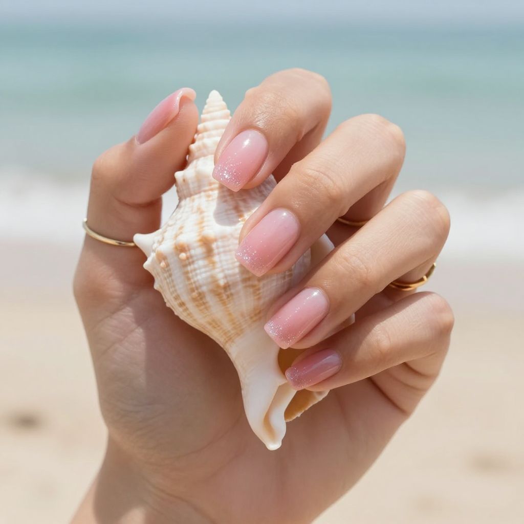 Pink Jelly Nails