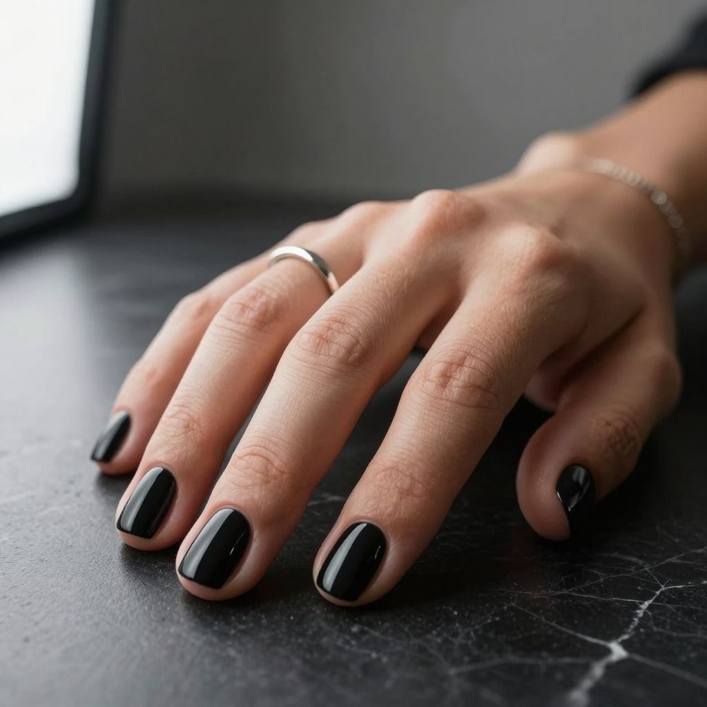 Polished Soft Black
