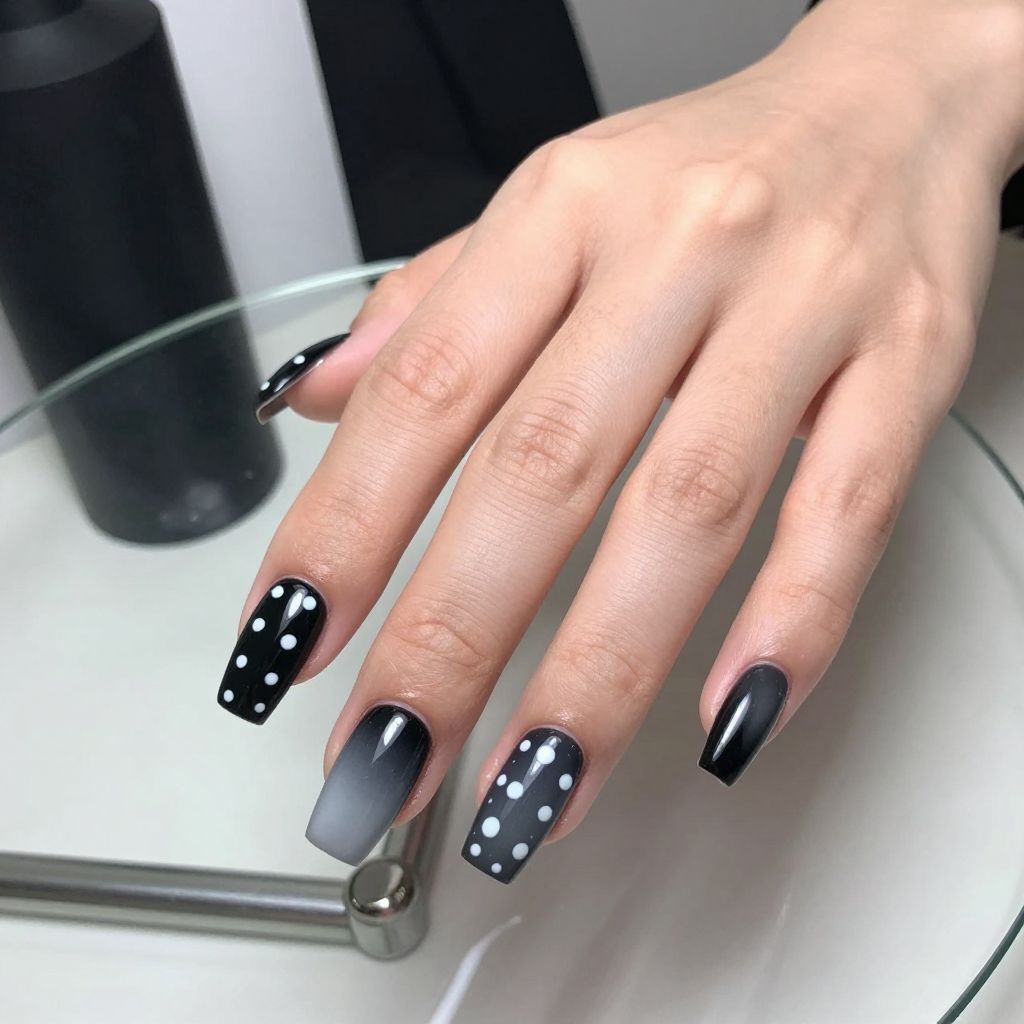 Polka Dot Nail Designs nail idea 10