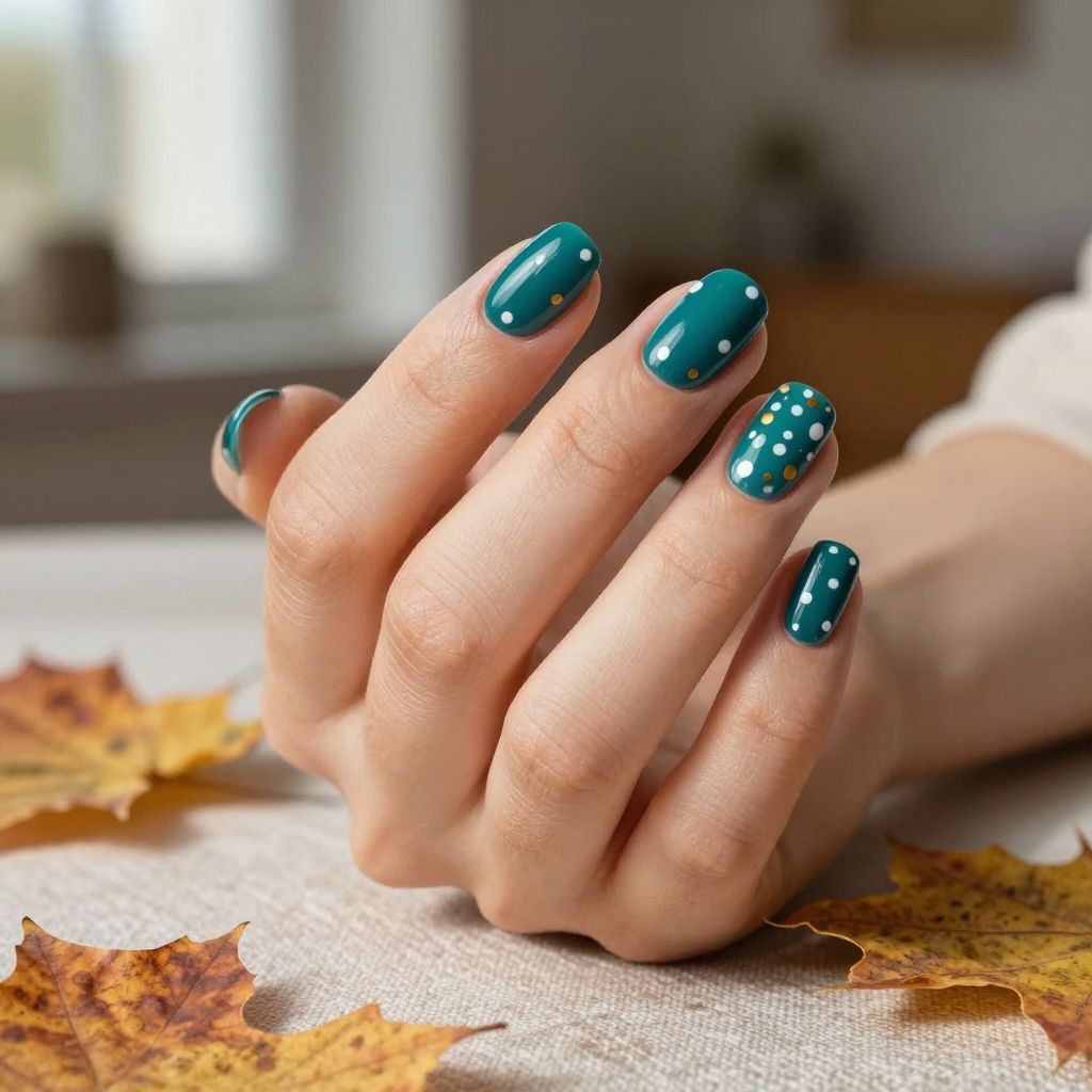 Polka Dot Nail Designs nail idea 12
