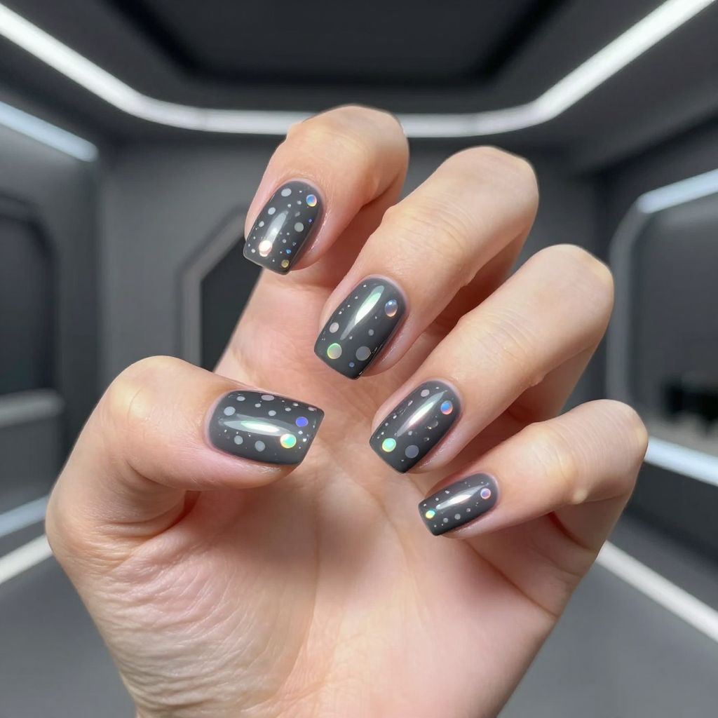 Polka Dot Nail Designs nail idea 14