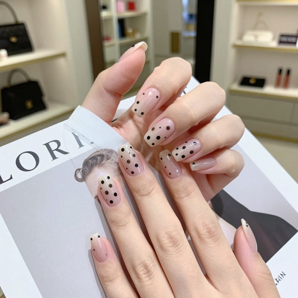 Polka Dot Nail Designs nail idea 15