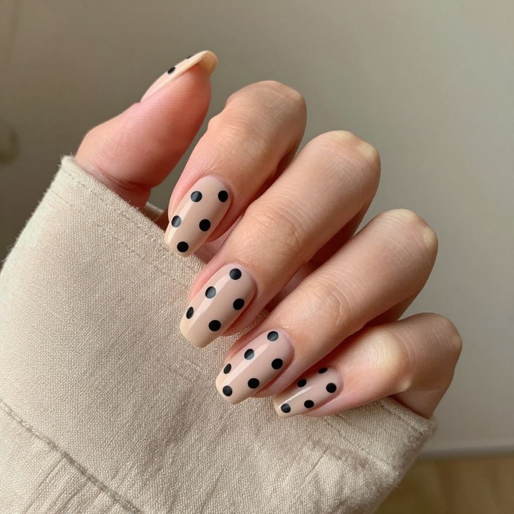 Polka Dot Nail Designs nail idea 4