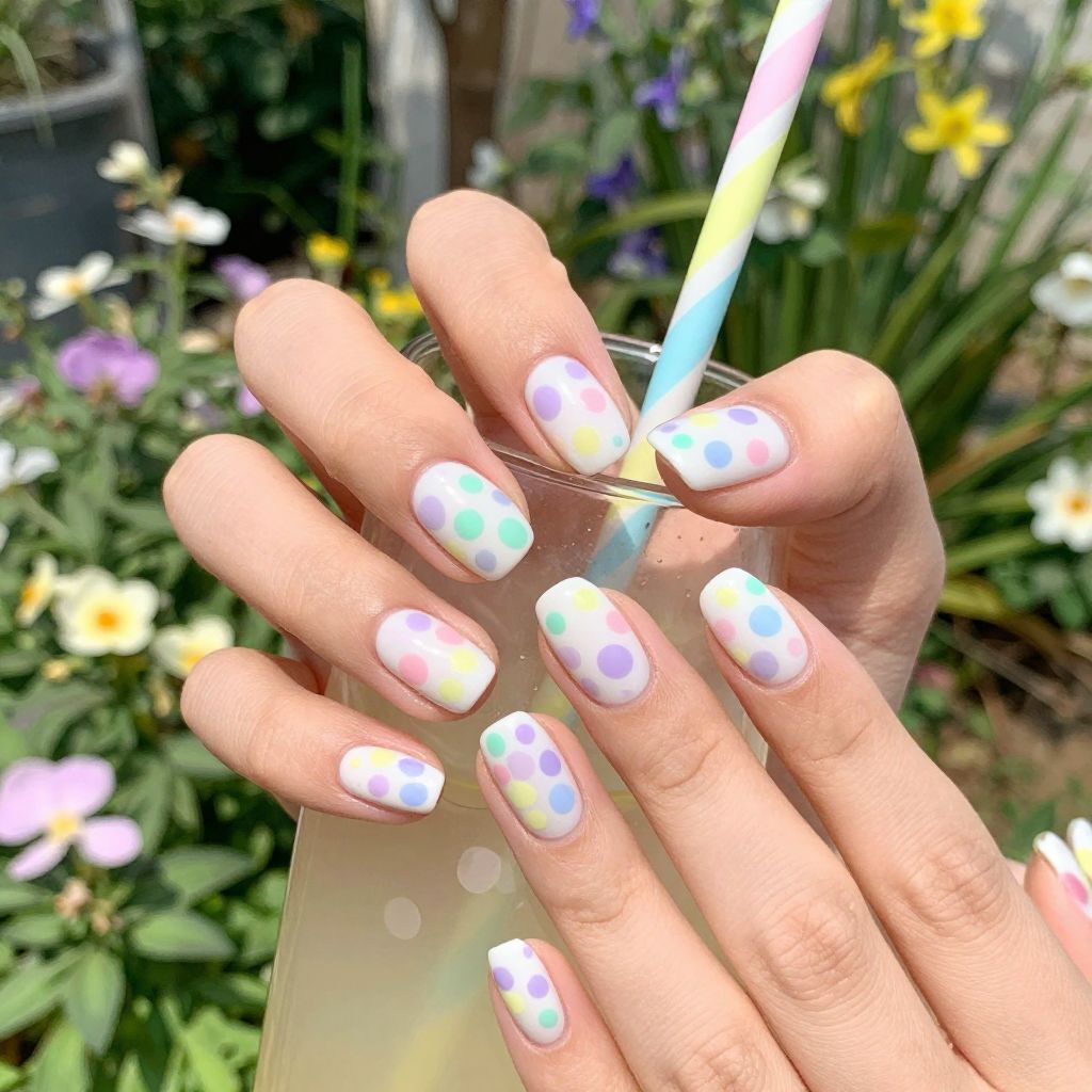 Polka Dot Nail Designs nail idea 5