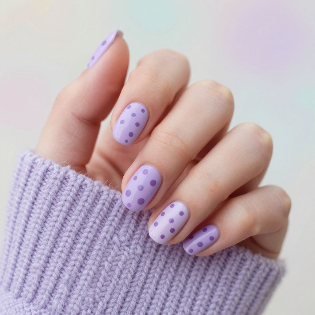 Polka Dot Nail Designs nail idea 9