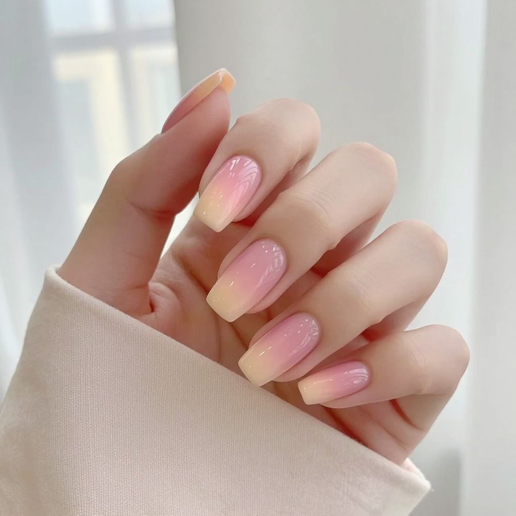 Almond nails design idea 1