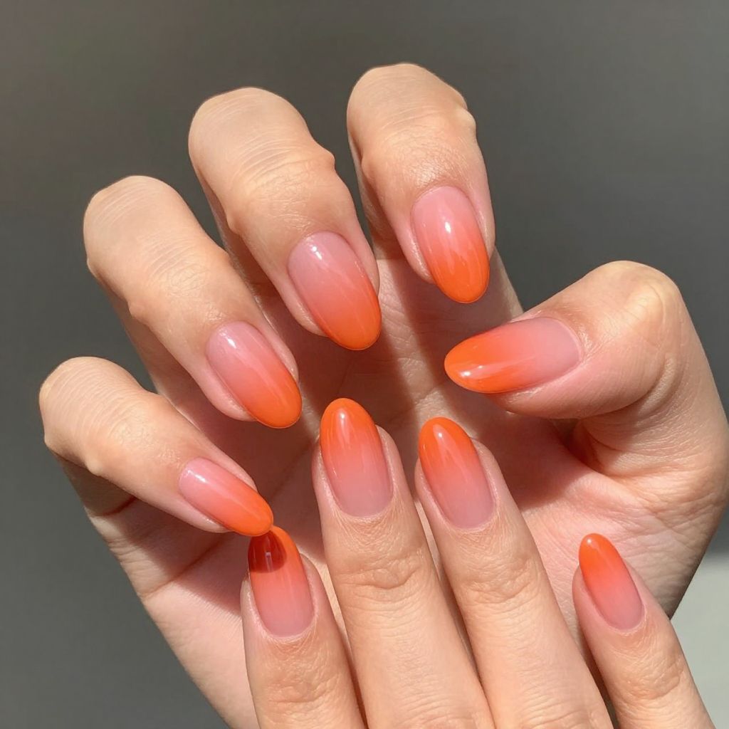 Almond nails design idea 13